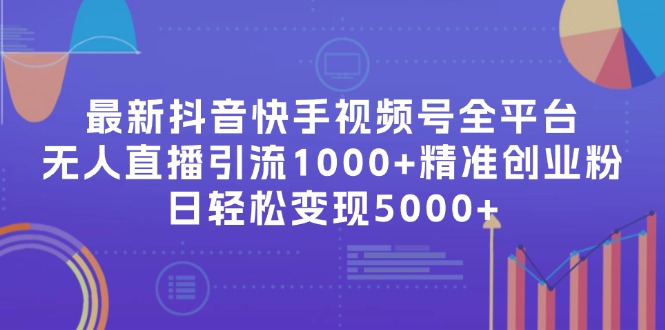 （11970期）最新抖音快手视频号全平台无人直播引流1000+精准创业粉，日轻松变现5000+-九零网创