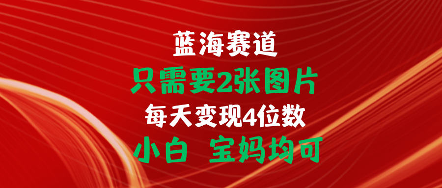 （11047期）只需要2张图片 每天变现4位数 小白 宝妈均可-九零网创