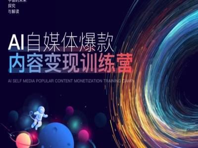 AI自媒体爆款内容变现训练营，20%底层逻辑，60%实操方法，20%案例拆解(即学即用)-九零网创