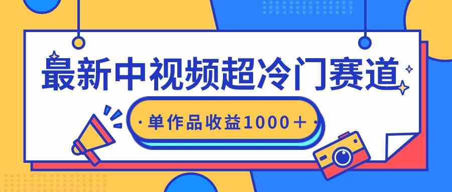 （9275期）最新中视频超冷门赛道，轻松过原创，单条视频收益1000＋-九零网创