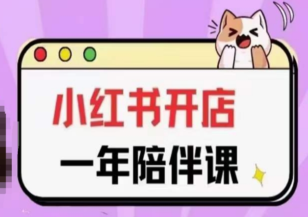 三九小红书开店一年陪伴课(更新)，从0到1玩赚小红书开店-九零网创