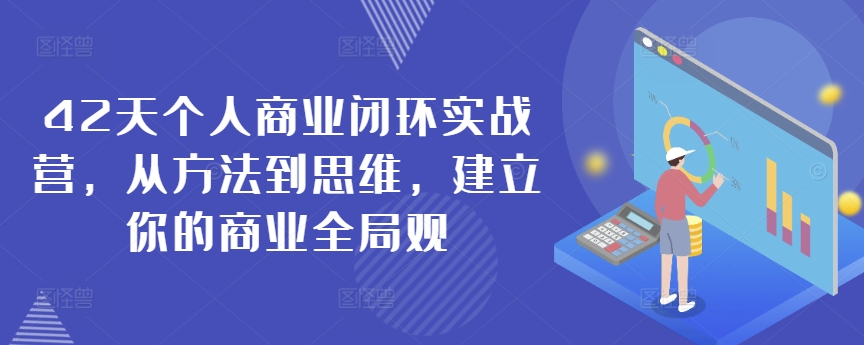 42天个人商业闭环实战营，从方法到思维，建立你的商业全局观-九零网创