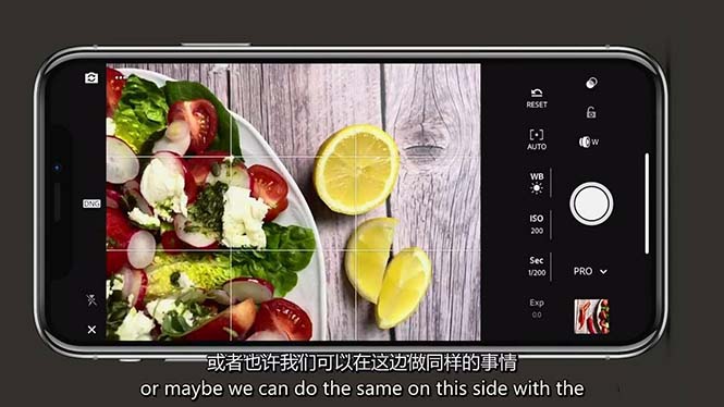 （11073期）iPhone 美食摄影-掌握美食摄影造型-构图和编辑艺术-21节课-中英字幕-九零网创